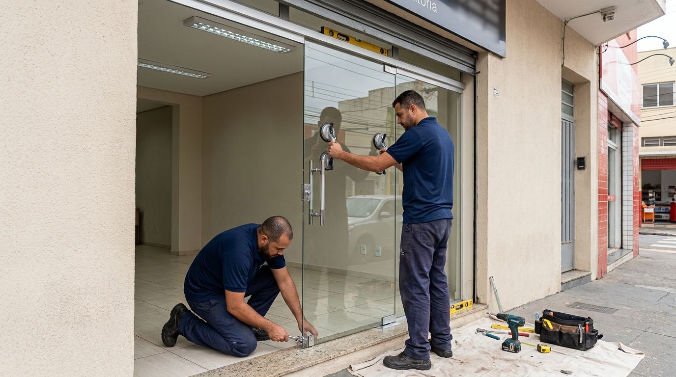 Portas Residenciais e Comerciais em Uberaba‑MG