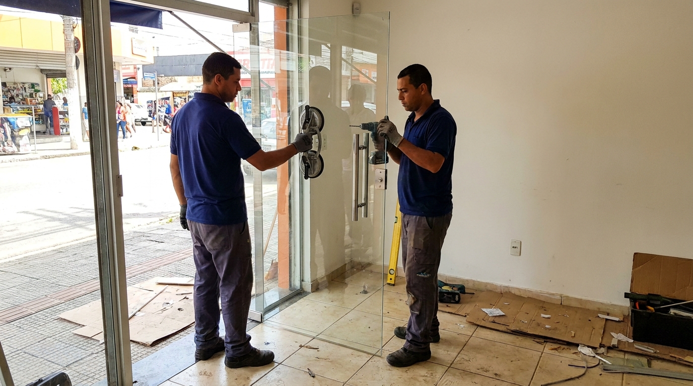 Portas em Vidro em Uberaba‑MG