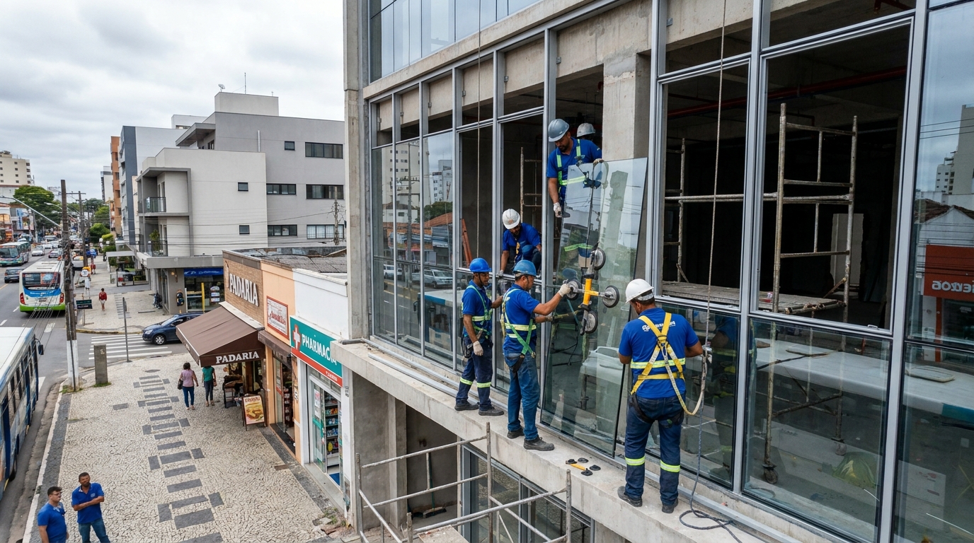 Fachada de Vidro em Uberaba‑MG